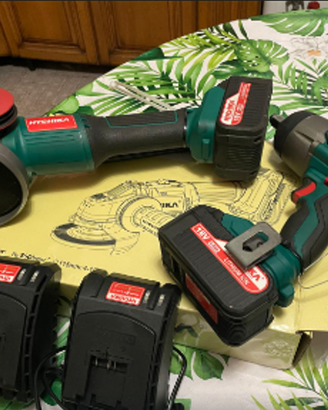 Flex a batteria + avvitatore a batteria