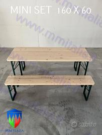 100 Set Panche  Tavoli Pieghevoli 160 x 60 Profes.