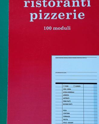 LOTTO 15 BLOCCHI CONTI RISTORANTE E PIZZERIE
