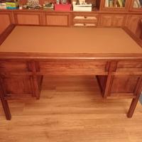 Scrivania anni 30 (140x90) e set di sedie