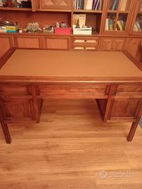 Scrivania anni 30 (140x90) e set di sedie