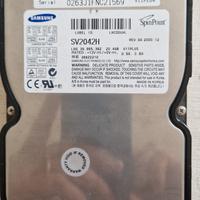 HDD hard disk vecchi, di piccole dimensioni 