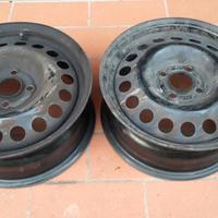 4 cerchioni ferro OPEL/GM per mozzo 6Jx15h2 et49