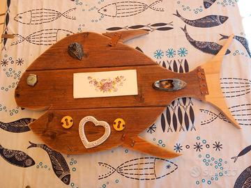 Pesce di legno materiali di recupero