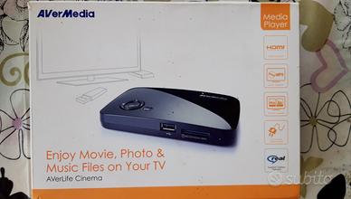 Aver Media Player lettore schede e USB per TV