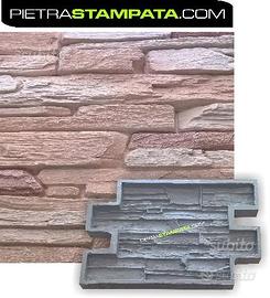 Stampo calco matrice finta pietra gesso cemento