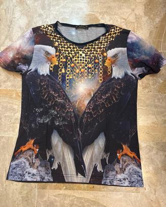 T-shirt - Eagle & Galaxy Print - Size L