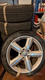 Cerchi lega Audi 17" originali con gomme invernali