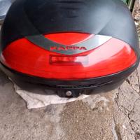 bauletto con piastra per Honda Transalp 650