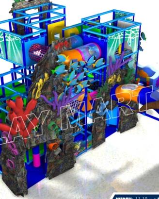 Struttura modulare per parco giochi/ludoteca nuovo