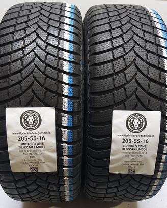 2 GOMME 205 55 16 BRIDGESTONE A55056