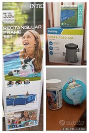 Piscina per esterno intex 3x2