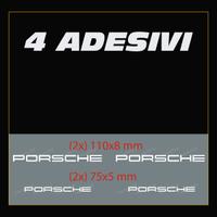 Adesivi pinze freni porsche (bianco)