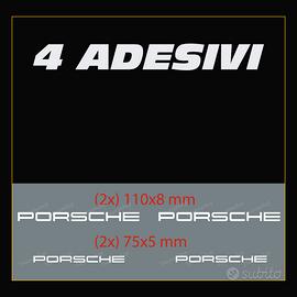 Adesivi pinze freni porsche (bianco)