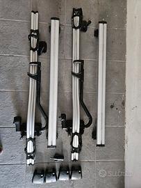 Barre portatutto Volvo originali + 2 portabici