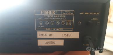Fisher BA-3000 Finale Amplificatore di potenza CC