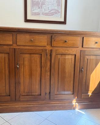 Credenza in noce massello
