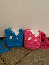 Borse Puma fucsia e azzurra