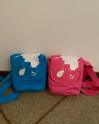Borse Puma fucsia e azzurra