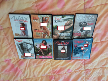 lotto dvd ''backstage calendario '' Max,altre..