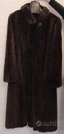Pelliccia visone di pregio marrone fulvo tg. 50