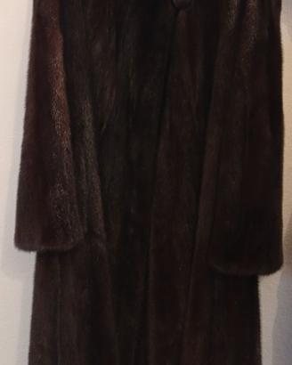 Pelliccia visone di pregio marrone fulvo tg. 50