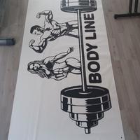 banner plastica per palestra