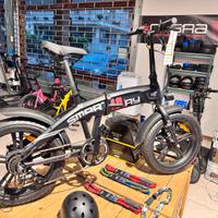 Ebike Fat Bike Smartway Monster M2 pieghevole 20”