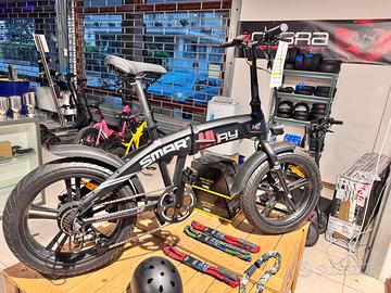 Ebike Fat Bike Smartway Monster M2 pieghevole 20”