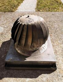 Cappello girevole per canna fumaria.