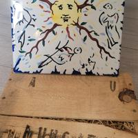 Salvador Dalí - Piastrella "Il Sole Vegetale"