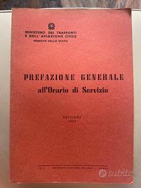 Prefazione generale orario di servizio 1963