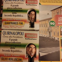 Personaggi del gioco dell'oca "Quirinalopoli"