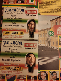 Personaggi del gioco dell'oca "Quirinalopoli"