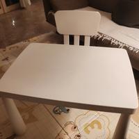 Tavolo e sedia Ikea Mammut