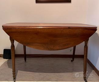 Antico Tavolo "consolle" 1800 Impero in Noce