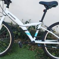 Bicicletta B’Twin 24 pollici bianca – Come nuova