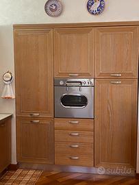 Cucina completa rovere/argento Zaccariotto