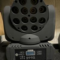 Testa mobile Shehds led beam 12x12w RGBW nuova