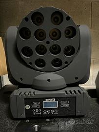 Testa mobile Shehds led beam 12x12w RGBW nuova