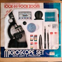 Microscopio Ottico 100-900 X Zoom - anni '90