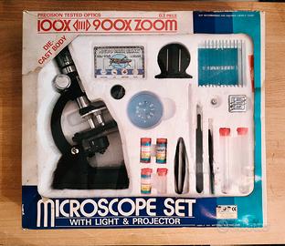 Microscopio Ottico 100-900 X Zoom - anni '90
