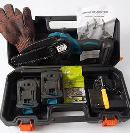 Mini Motosega / Potatore a Batteria al Litio