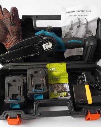 Mini Motosega / Potatore a Batteria al Litio