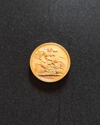 Sterlina d'oro Elisabetta II 1974
