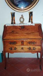 -RIBALTINA FRANCESE D' EPOCA 700 IN LEGNO DI NOCE
