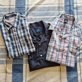 Set 3 camicie uomo cotone manica corta – Slim Fit 