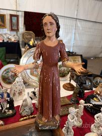 Antica statua  manichino fine 800 legno