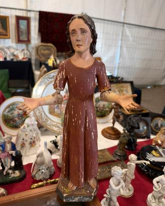 Antica statua  manichino fine 800 legno