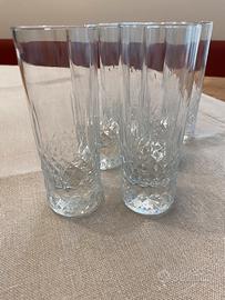 Bicchieri in cristallo vintage